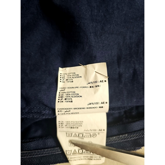 Old Navy ~Woman Size 8~ Navy Blue Strapless Mini Dress Cotton NWT. - Picture 8 of 12